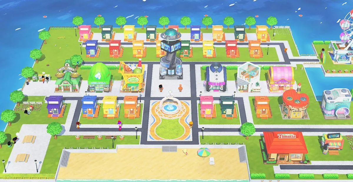 Mapa oficial da ilha de Living the Dream