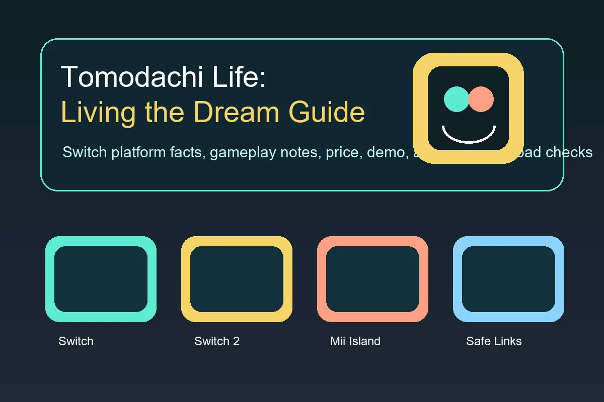 Guía de Tomodachi Life Una vida de ensueño con datos de Switch y notas sobre Miis